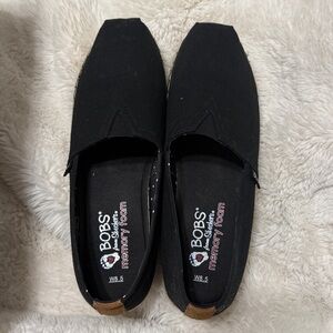 Skechers BOBS Black Slip-On Shoes